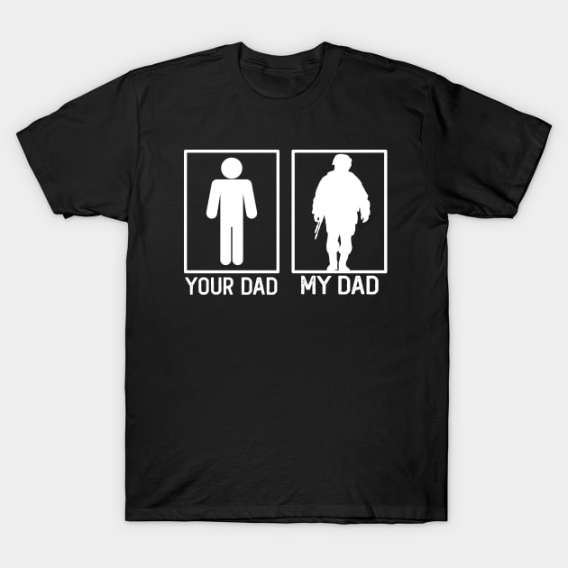 Soldier Your Dad vs My Dad Shirt Soldier Dad Gift T-Shirt by mommyshirts